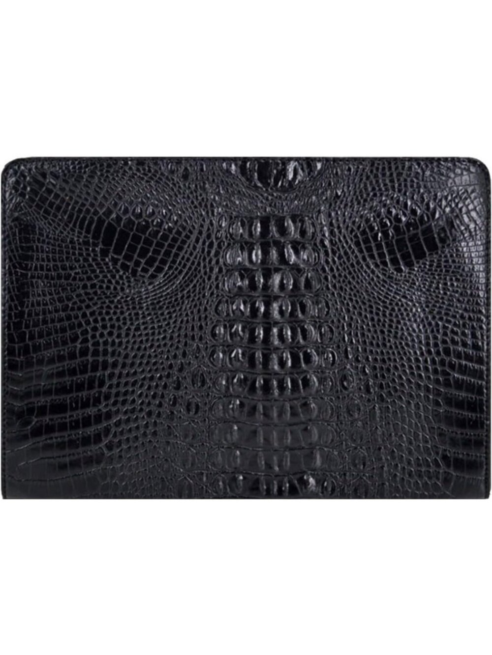 Chic Oversized Crocodile Pattern Clutch - PU Leather Envelope Evening Handbag